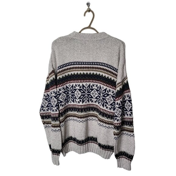 Vintage Fieldmaster Men's Sweater XL Faire Isle Pullover Made in USA - Picture 2 of 10